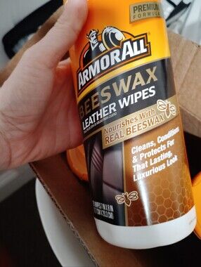Armor All Leather Wipes - 5- Total